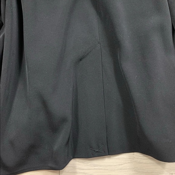 Maison Cinqcent 500 Black Belted Trench Coat Jacket Blazer - Picture 8 of 11